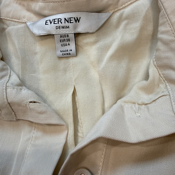 Ever New Long Sleeve Fitted Shirt Dress - Picture 2 of 5